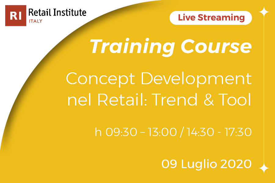 Training Course Online “Concept Development nel Retail: Trend & Tool” – 09/07/2020