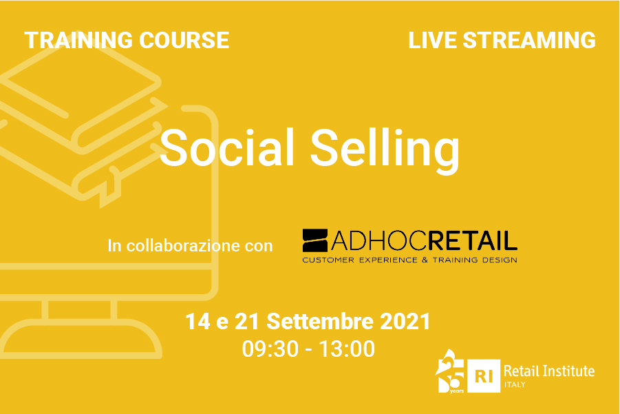 Training Course “Social Selling” – 14 e 21 settembre 2021