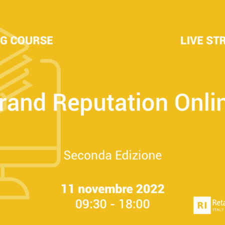 Training Course “Brand Reputation Online” – 11 novembre 2022