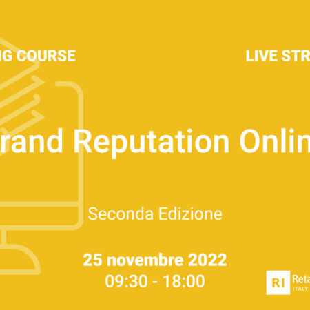 Training Course “Brand Reputation Online” – 25 novembre 2022