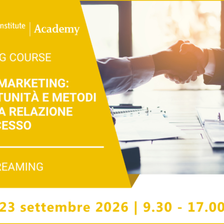 Training Course “Trade Marketing: opportunità e metodi per una relazione di successo” – 23 settembre 2026