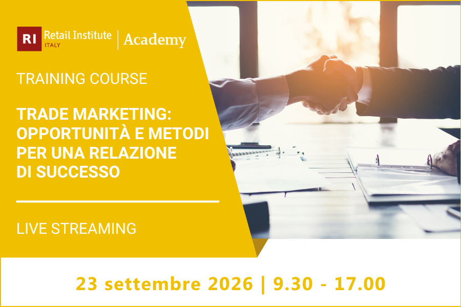 Training Course “Trade Marketing: opportunità e metodi per una relazione di successo” – 23 settembre 2026