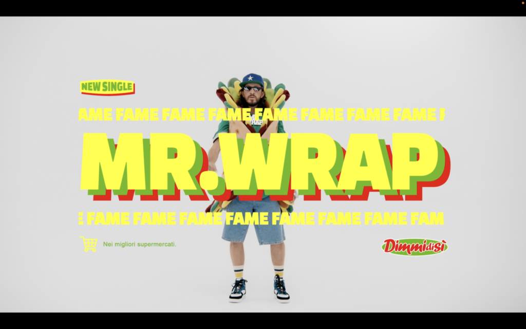 MR.WRAP – IL PRIMO VIDEOCLIP MUSICALE DELL’ORTOFRUTTA: QUANDO IL WRAP INCONTRA IL RAP