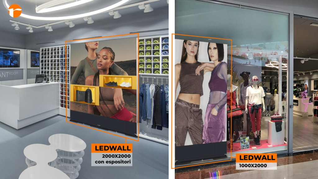 MODULAR: LED WALL ED ESPOSITORI ALL IN ONE