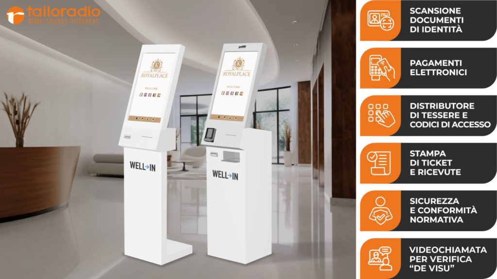 WELL-IN, SOLUZIONE PER SELF CHECK-IN