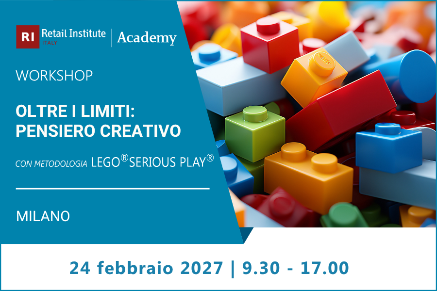 Workshop – Oltre i limiti: pensiero creativo con LEGO® SERIOUS PLAY® – 24 febbraio 2027