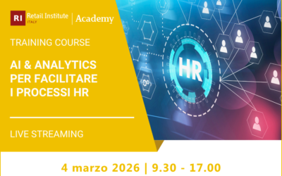 Training Course “AI & Analytics per facilitare i processi HR” – 4 marzo 2026