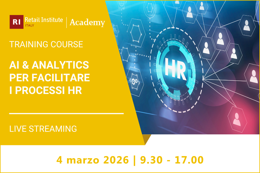 Training Course “AI & Analytics per facilitare i processi HR” – 4 marzo 2026