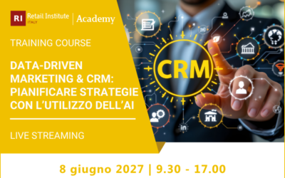 Data-Driven Marketing & CRM: pianificare strategie con l’utilizzo dell’AI – 8 giugno 2027