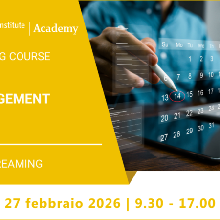 Training Course “Time Management” – 27 febbraio 2026