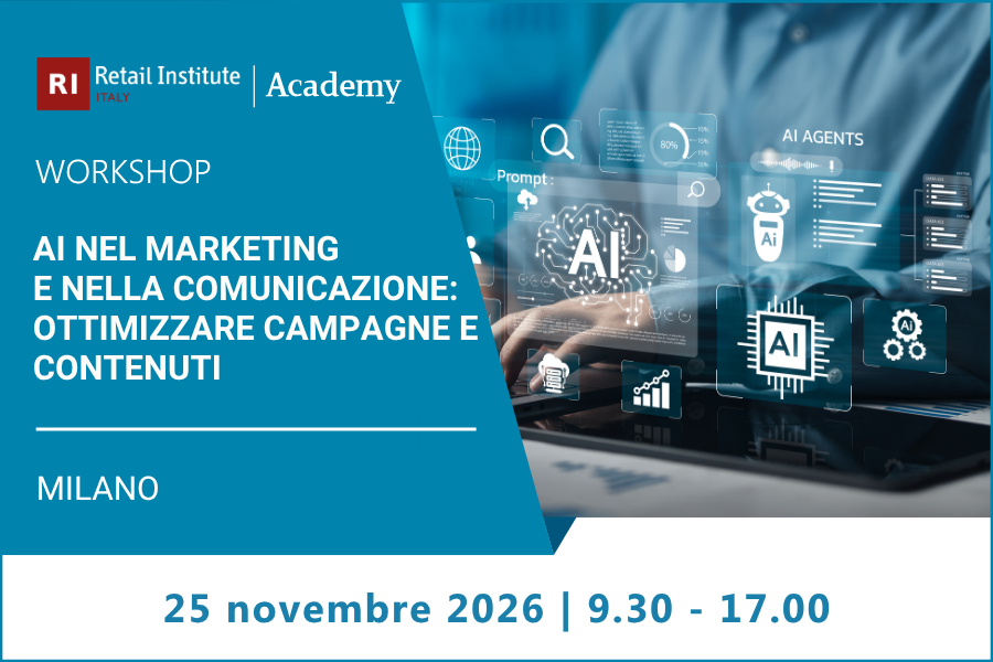 Workshop – AI nel marketing e comunicazione: ottimizzare campagne e contenuti – 25 novembre 2026