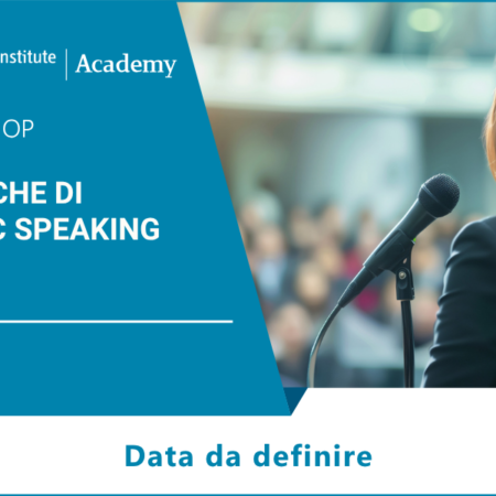 Workshop “Tecniche di Public Speaking” – Data da definire