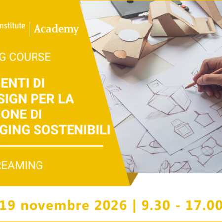 Strumenti di ecodesign per la creazione di packaging sostenibili – 19 novembre 2026