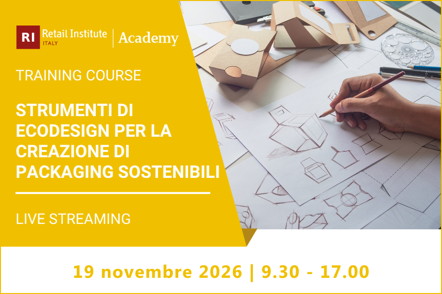 Strumenti di ecodesign per la creazione di packaging sostenibili – 19 novembre 2026