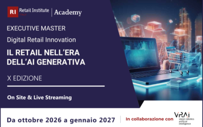 Executive Master “Digital Retail Innovation. Il Retail nell’era dell’AI generativa” – Da ottobre 2026 a gennaio 2027