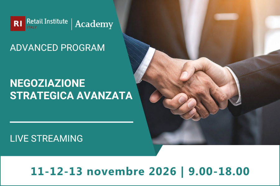 Negoziazione Strategica Avanzata  – 11, 12, 13 novembre 2026